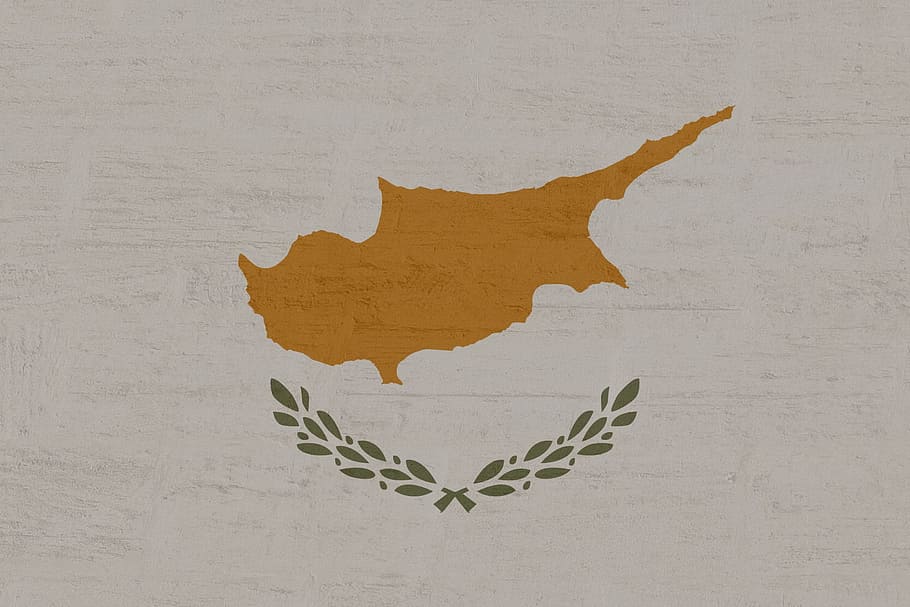 cyprus, flag, symbol, no people, wall - building feature, indoors HD wallpaper