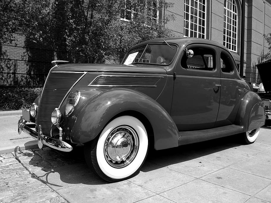 vintage car, retro, classic, antique, vehicle, oldtimer, automobile, HD wallpaper