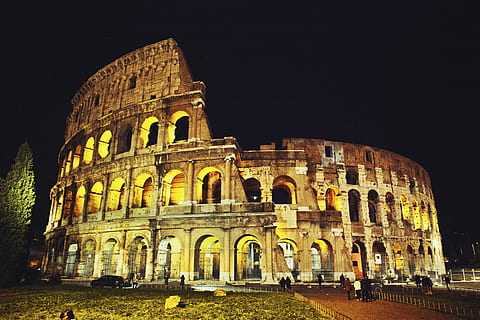 Colosseum of Rome, architecture, building, infrastructure, ampitheatre HD wallpaper