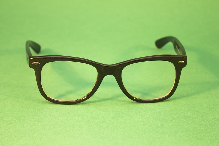 glasses, black, green, sight, eyeglasses, single object, indoors HD wallpaper