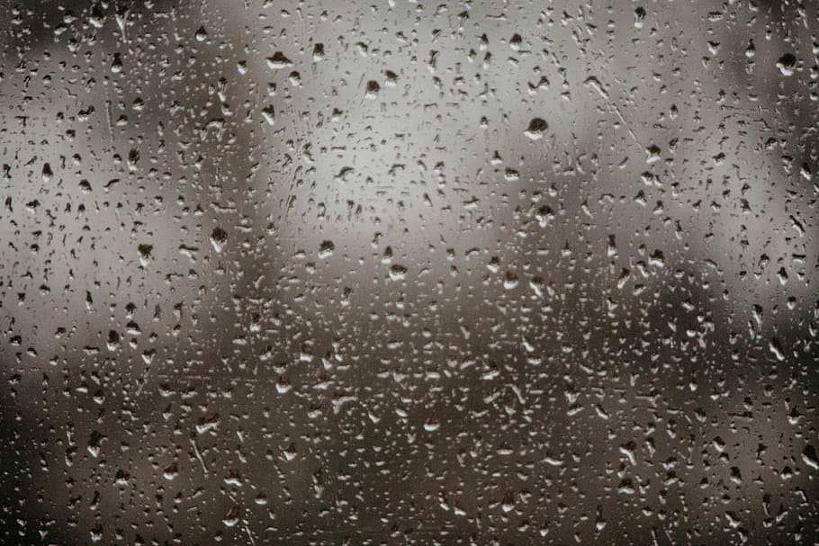 water on glass, clear glass surface, wet, window, rain, droplet HD wallpaper