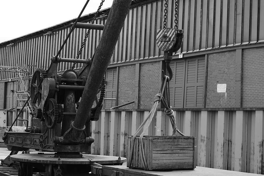 technology, port, crane, warehouse, scale, hamburg, architecture HD wallpaper