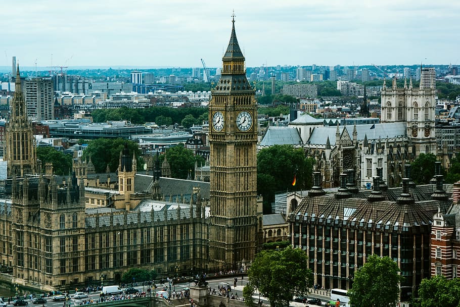 Elizabeth tower during daytime, london - England, uK, architecture HD wallpaper