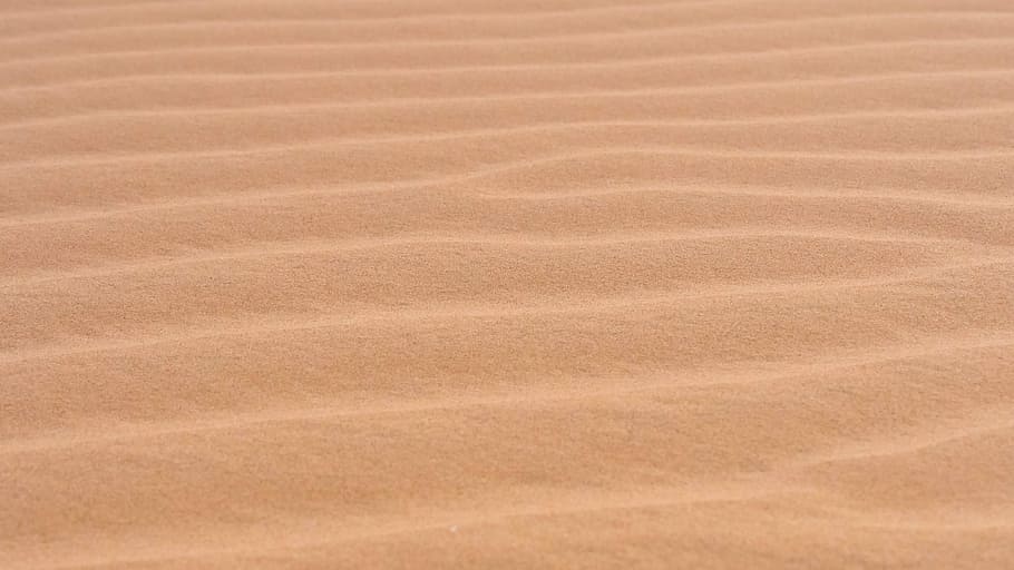 A Ripple of Time (Hour Glass), areal view of brown dessert, sand HD wallpaper