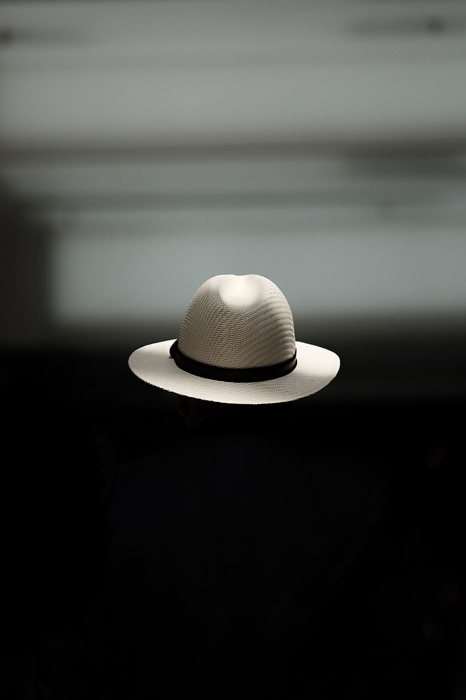 floater, floating gray fedora hat, fashion, personal Accessory HD wallpaper