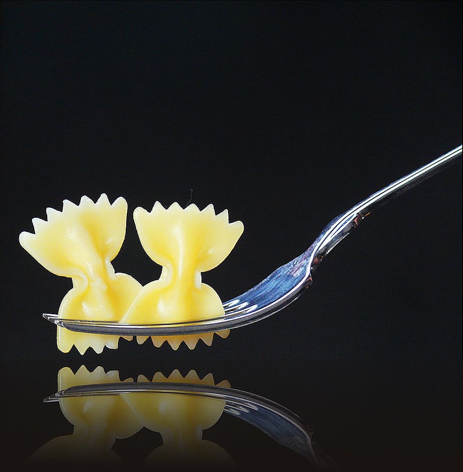 noodle, fork, eat, cutlery, metal fork, close, dine, gastronomy HD wallpaper