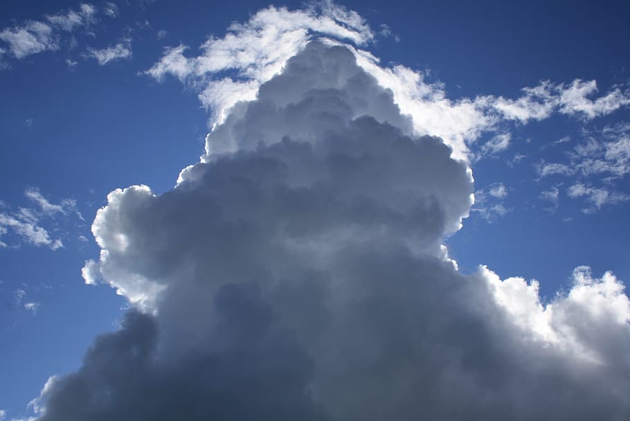 cloud, sky, sky clouds, blue, blue sky clouds, nature, weather HD wallpaper