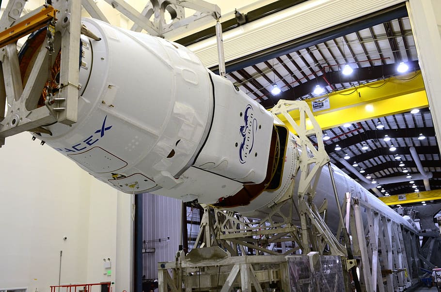 rocket, spacex, flight, transportation, air vehicle, indoors HD wallpaper