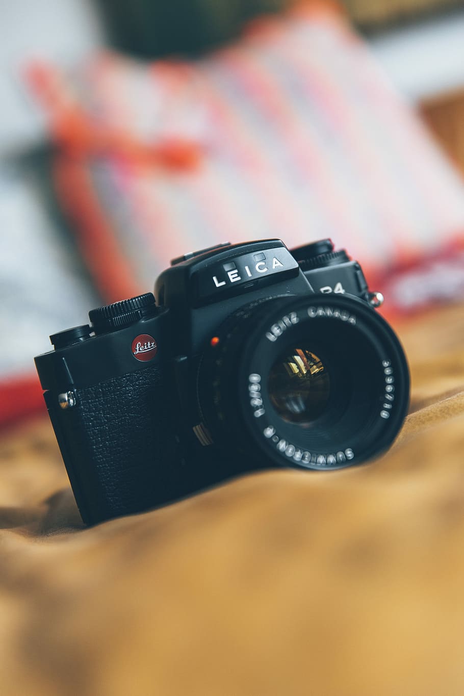 black Leica DSLR camera, leitz, vintage camera, photography, equipment, HD wallpaper