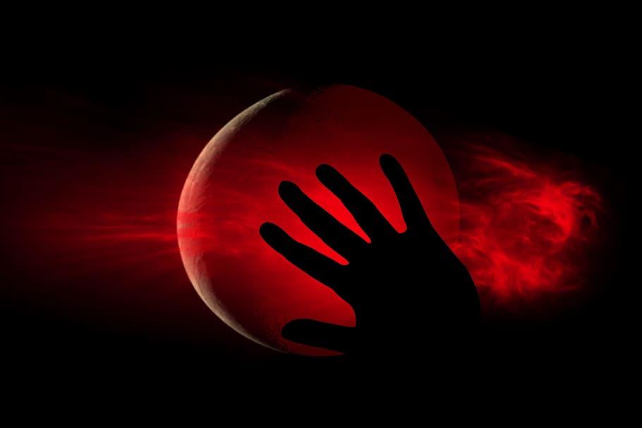 hand, fire, earth, human body part, mystery, human hand, dark HD wallpaper