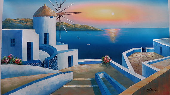 rhodes, greece, the framework, water, sea, architecture, travel destinations HD wallpaper