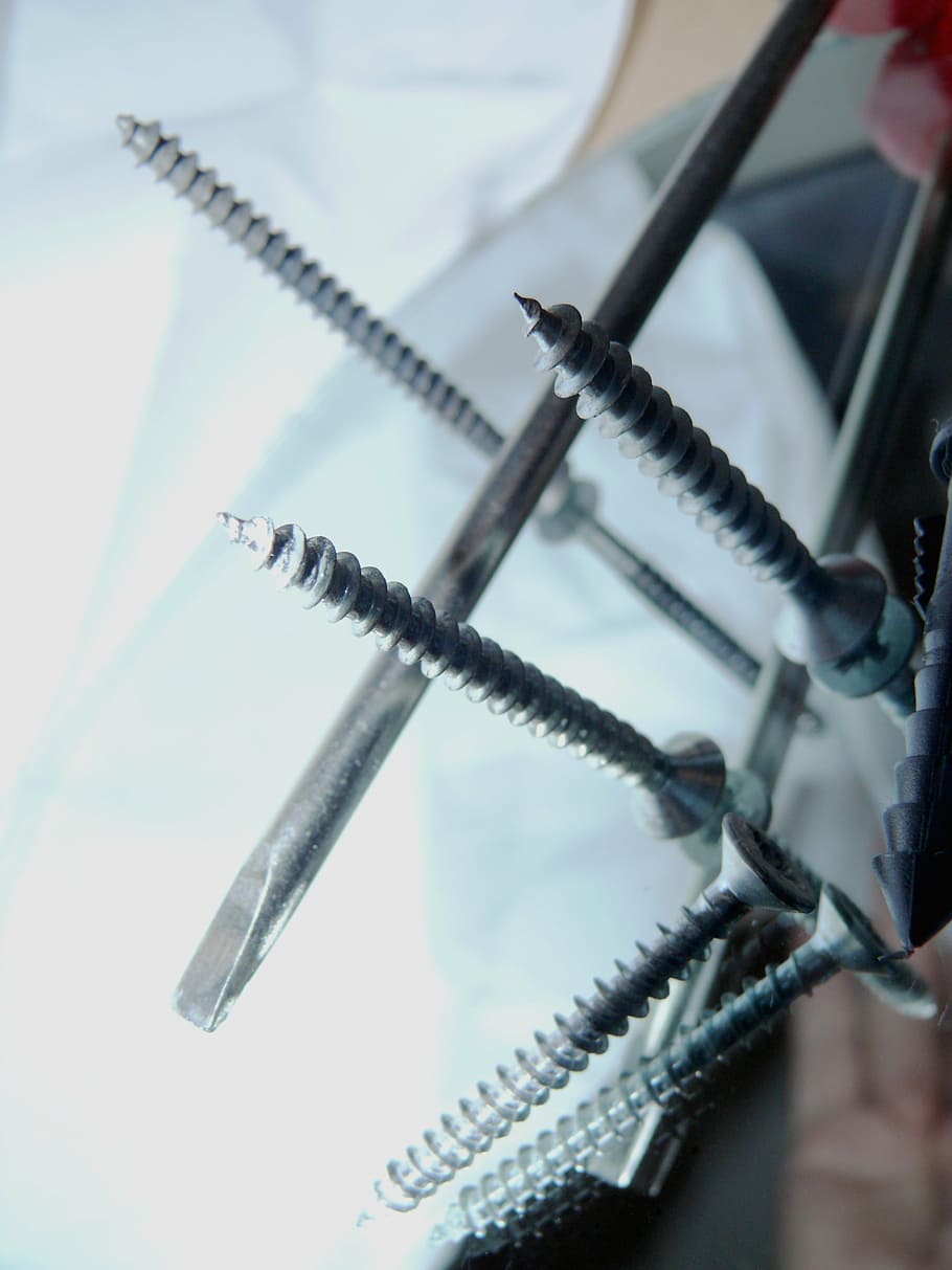 screw, screwdriver, dowel, tool, screwdrivers, phillips, craft HD wallpaper