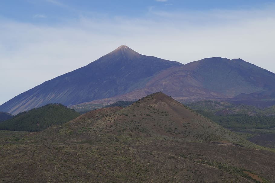 el teide, summit, landscape, tenerife, volcano, canary islands HD wallpaper
