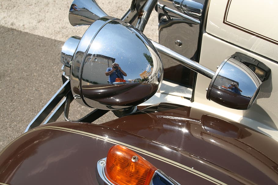 chrom, oldtimer, vintage, transportation, mode of transportation HD wallpaper