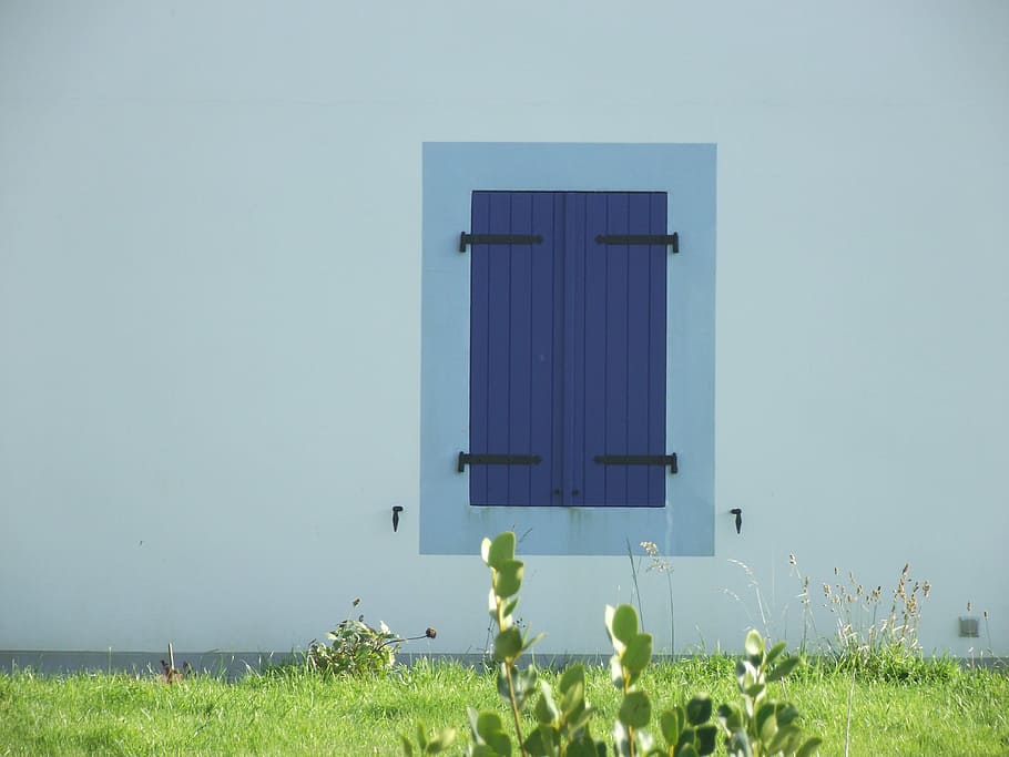window, brittany, breton, small house, holiday, island, field, HD wallpaper