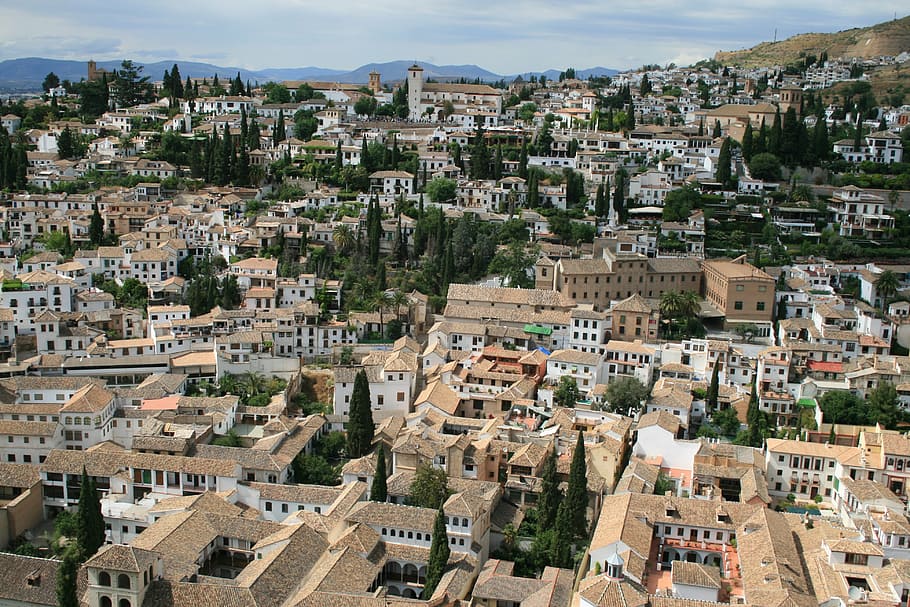spain, andalusia, grenada, architecture, built structure, building exterior HD wallpaper