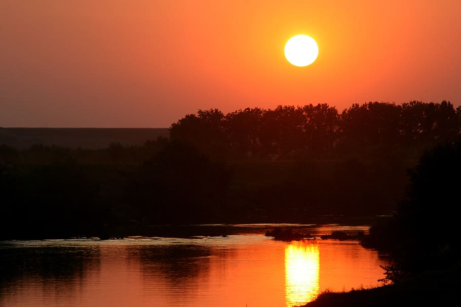 sunset, cloud, sky, water, reflection, scenics - nature, beauty in nature HD wallpaper