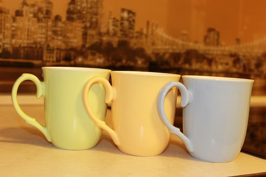 tea, cups, kitchen, classic, ceramic, beverage, drink, hot HD wallpaper