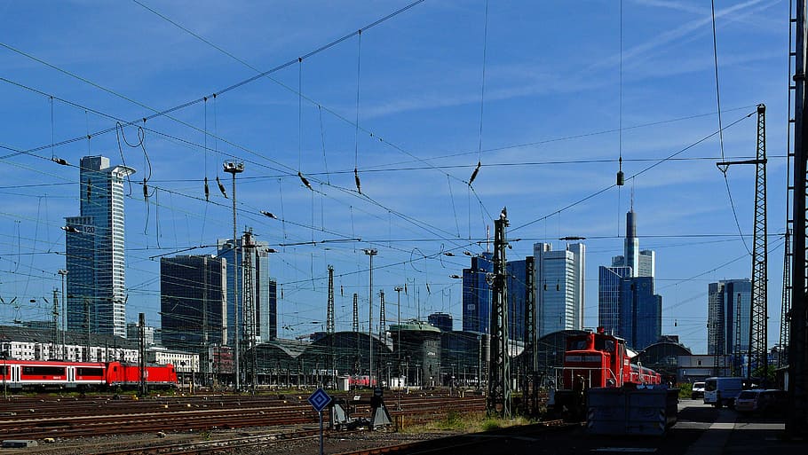 train ride, railway station, platform, bahnsteigkante, railway traffic, HD wallpaper