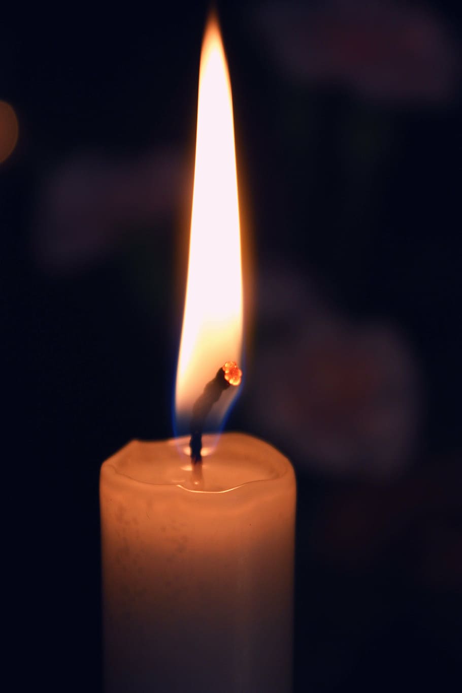 candle, flame, fire, light, decoration, candlelight, dark, burn HD wallpaper