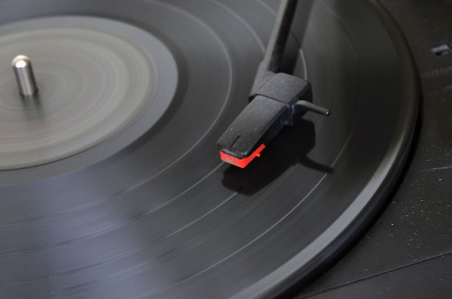 time-lapse photo of playing turntable, jukebox, record player HD wallpaper