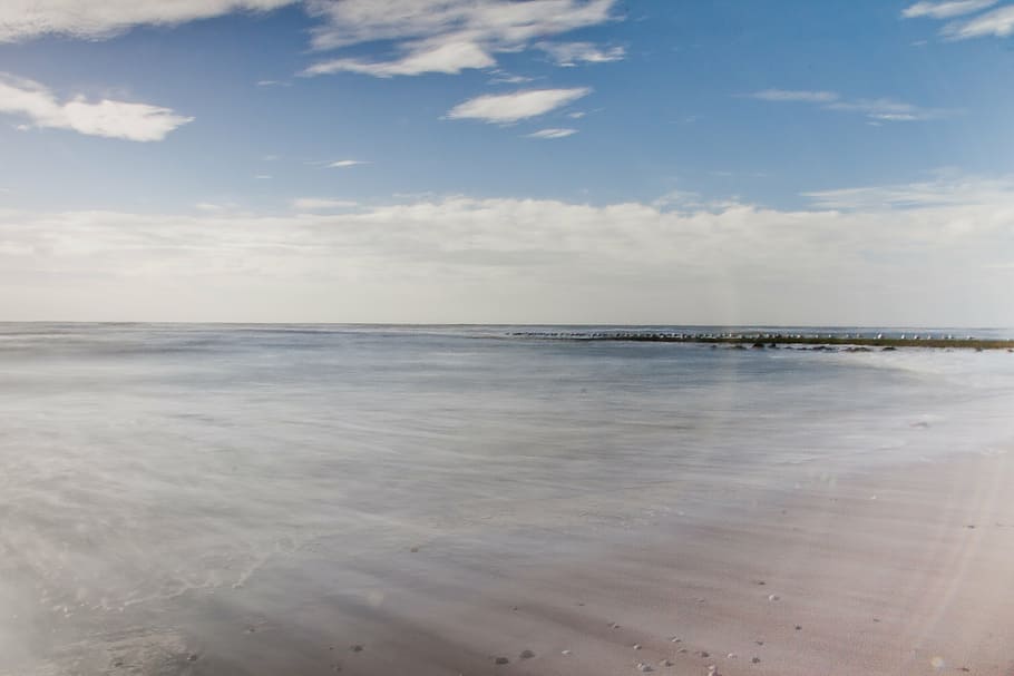 wave, beach, sand, sea, holiday, sun, wind, ebb, flood, water HD wallpaper