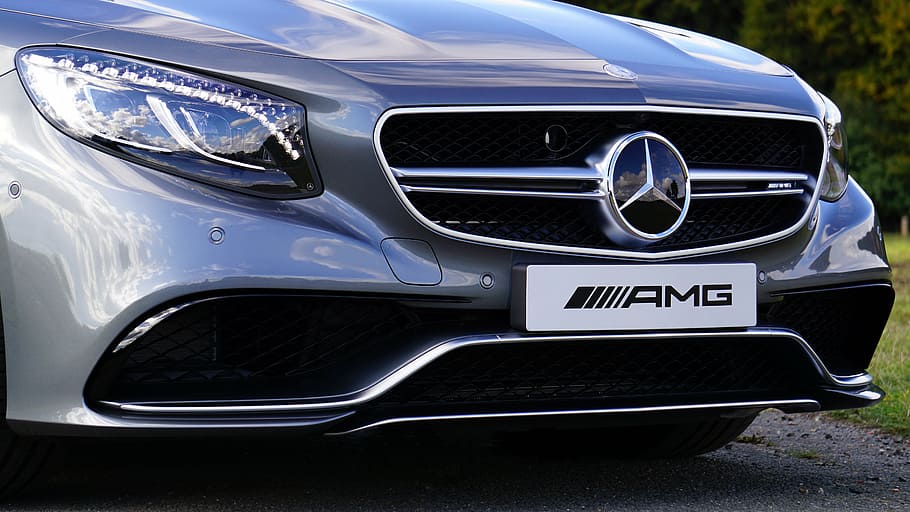 HD wallpaper: silver Mercedes-Benz AMG, car, transport, auto, motor, design  | Wallpaper Flare