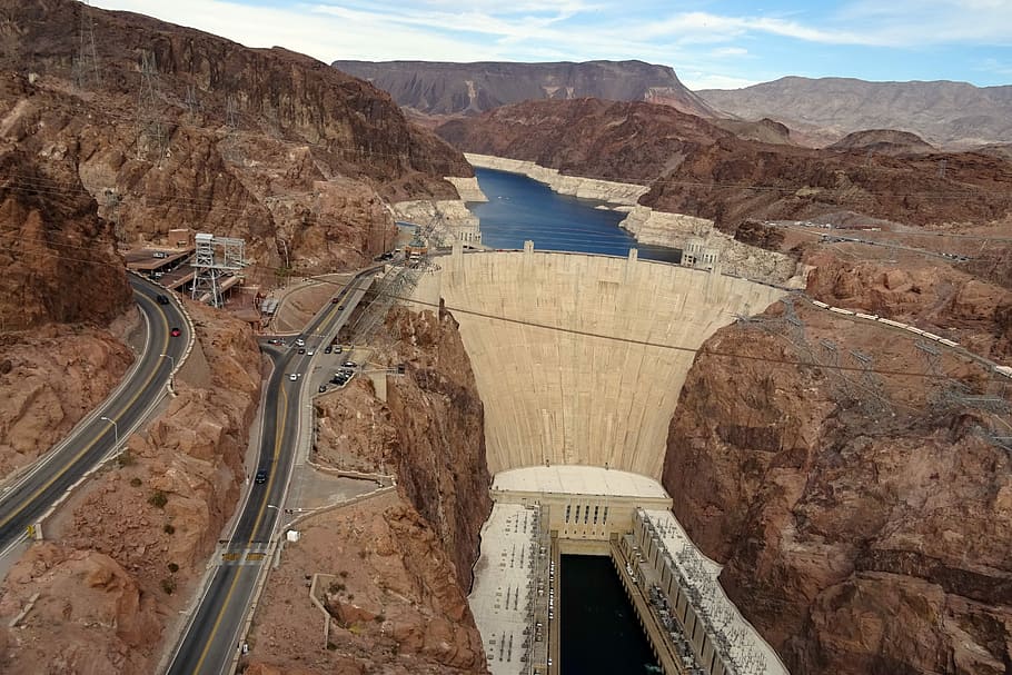 Hoover Dam, Dam, Dam, Colorado, River, Nevada, power, arizona, HD wallpaper