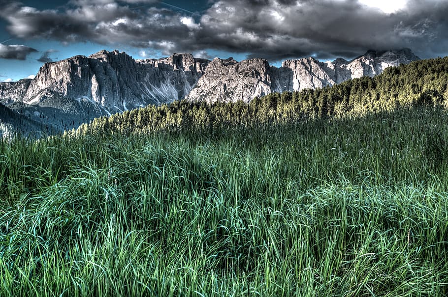 landscape, mountains, nature, sky, clouds, countryside, daylight HD wallpaper