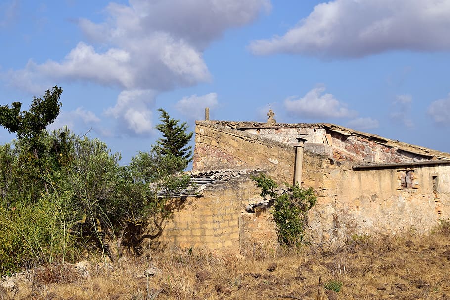 ruin, old, leave, decay, old building, break up, lapsed, dilapidated HD wallpaper