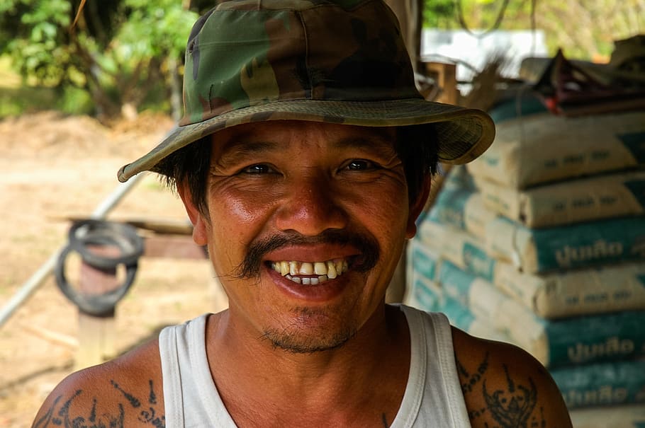 woman in white tank top, Thai, Human, Portrait, Face, joy, satisfaction HD wallpaper