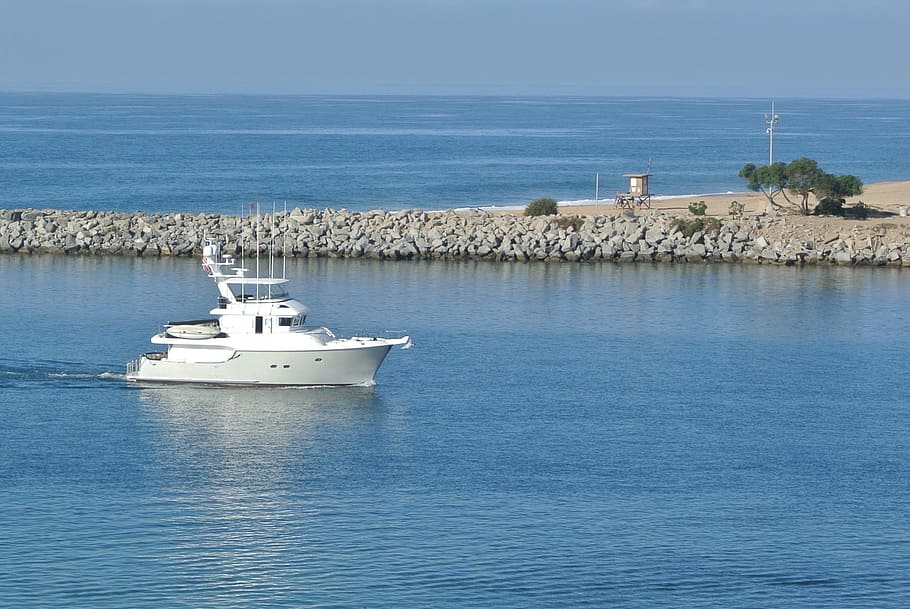 yacht, pacific, ocean, water, nautical vessel, sea, transportation HD wallpaper