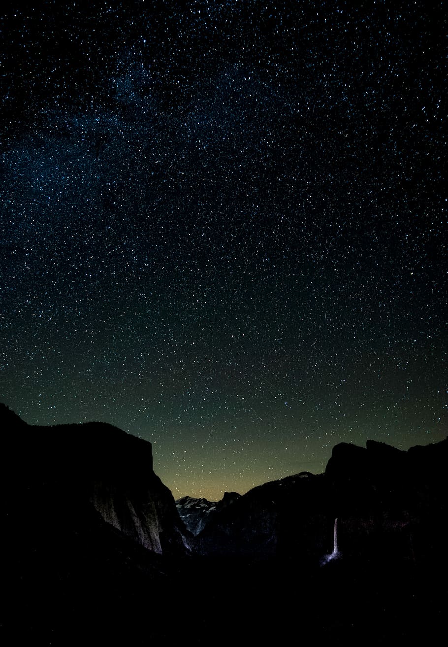 galaxy view on night sky, starry night, starry sky, star - space HD wallpaper