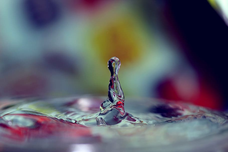 closeup photo of water ripple, drops, macro, splash, waterpolo HD wallpaper