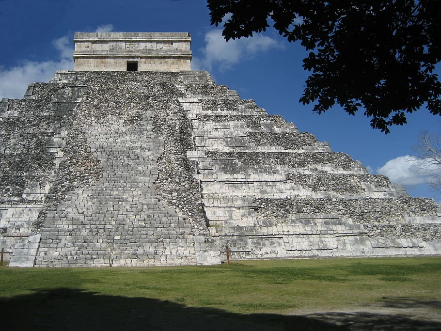 el-castillo, chichen-itza, mayan, pyramid, temple, mexico, yucatan, HD wallpaper