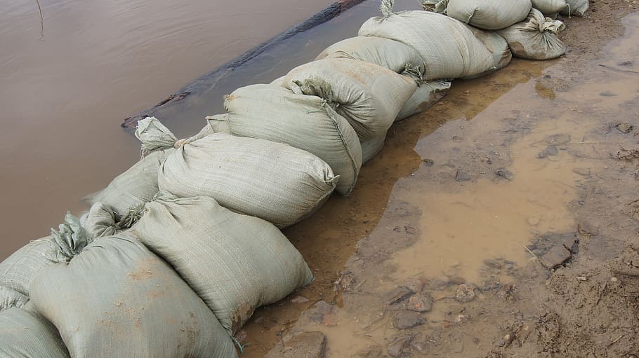 catastrophe, flood, water, high angle view, no people, day HD wallpaper
