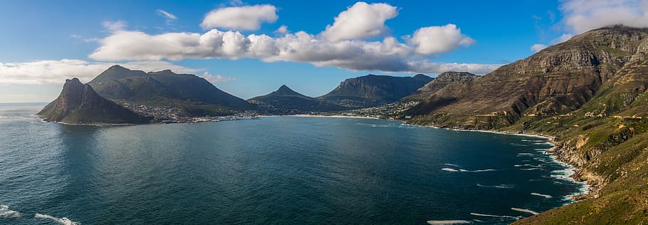 clear sky over shoal during daytime, hout bay, cape town, south africa, HD wallpaper