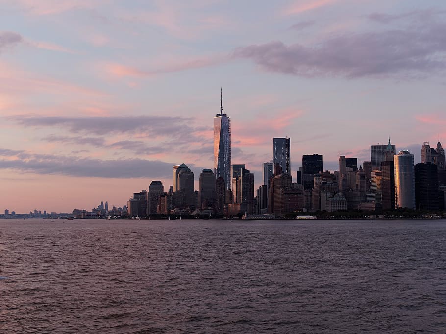 closeup photography of New York Skyline, urban Skyline, skyscraper HD wallpaper
