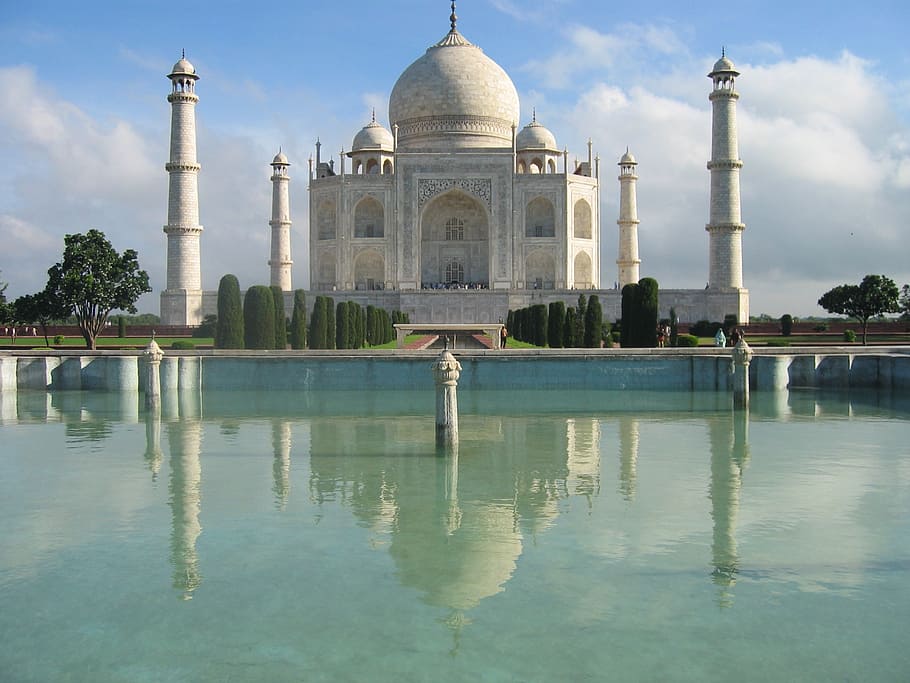 Taj Mahal, India, temple, agra, islam, asia, architecture, mausoleum, HD wallpaper