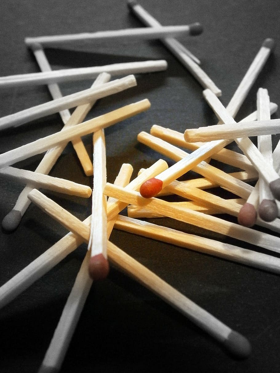match, matches, red, scattered, pile, chaos, mikado, officials mikado HD wallpaper