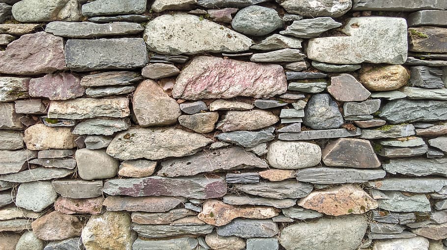 stone wall, dry wall, backgrounds, textured, solid, stone - object HD wallpaper