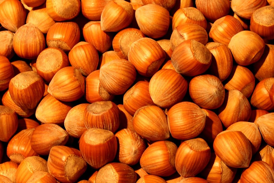 hazelnuts, market, food and drink, large group of objects, full frame HD wallpaper