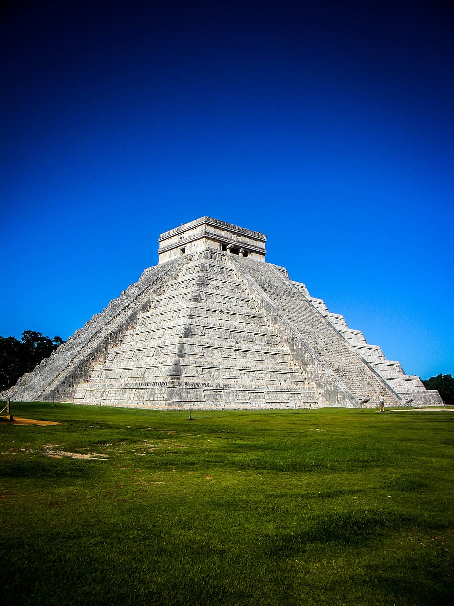 mexico, chichen-itza, pyramid, architecture, maya, archaeology