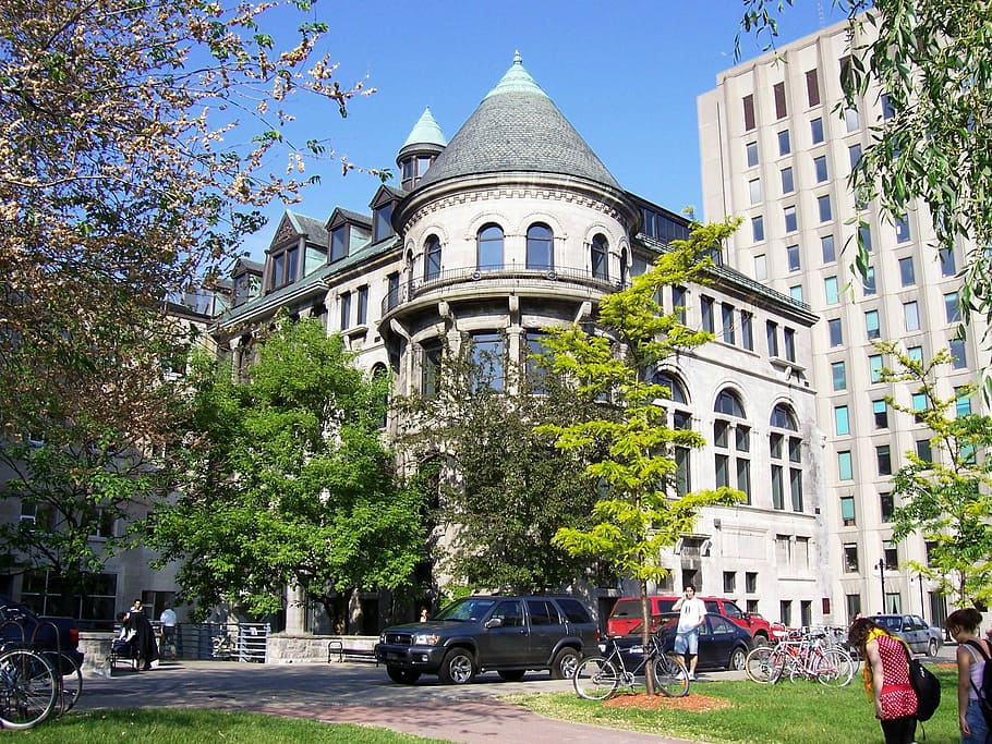 Macdonald-Stewart Library at McGill University in Montreal, Quebec, Canada, HD wallpaper