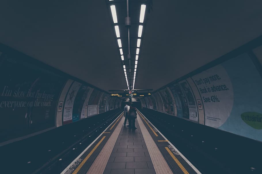 Subway station, other, transportation, railroad Track, train HD wallpaper