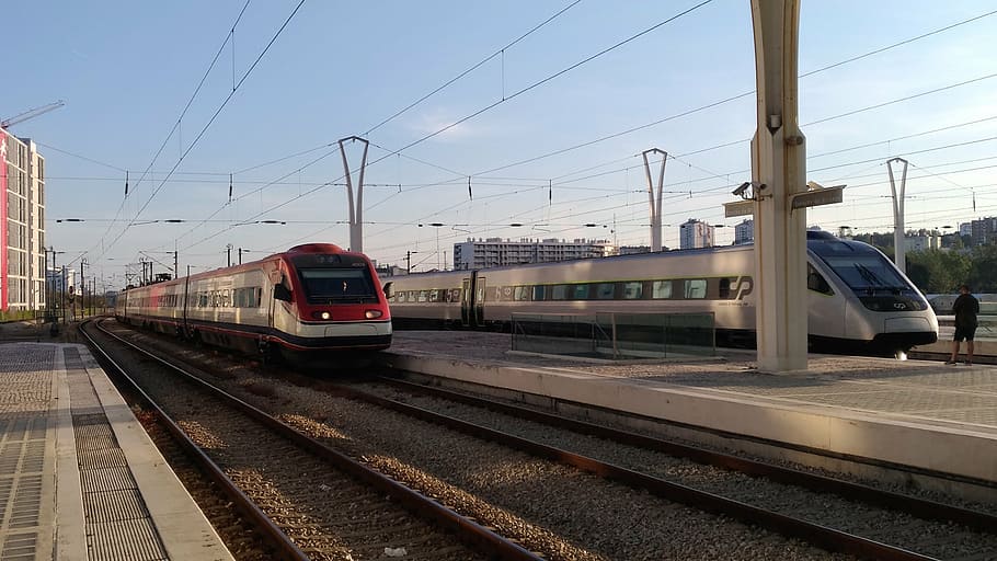 train, alfa pendular, portugal, rail transportation, mode of transportation HD wallpaper