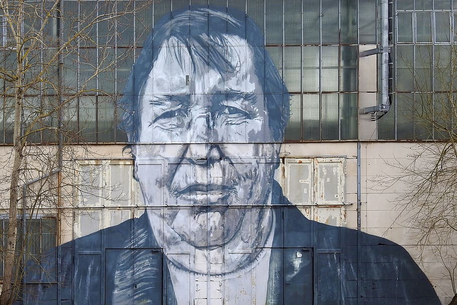 buddy, workers, mural, art, graffiti, human, ferropolis, representation HD wallpaper