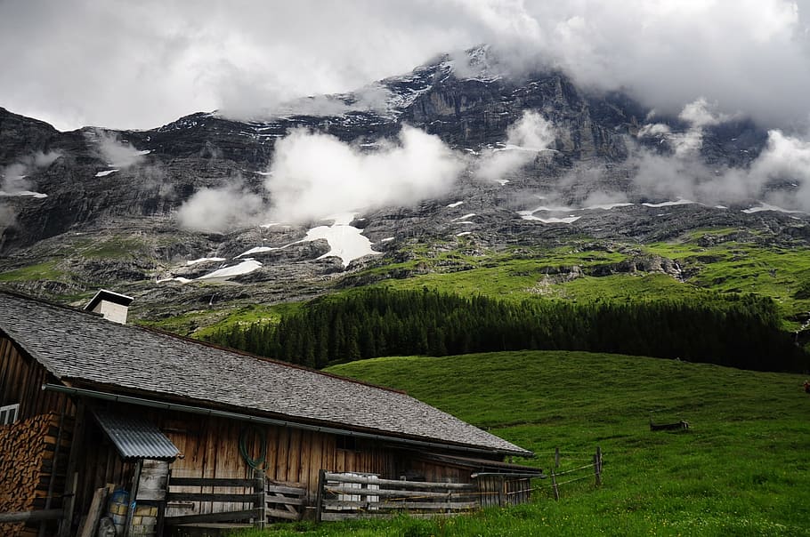 cloud, sky, travel, nature, mountain, swiss, clouds and mountains, HD wallpaper