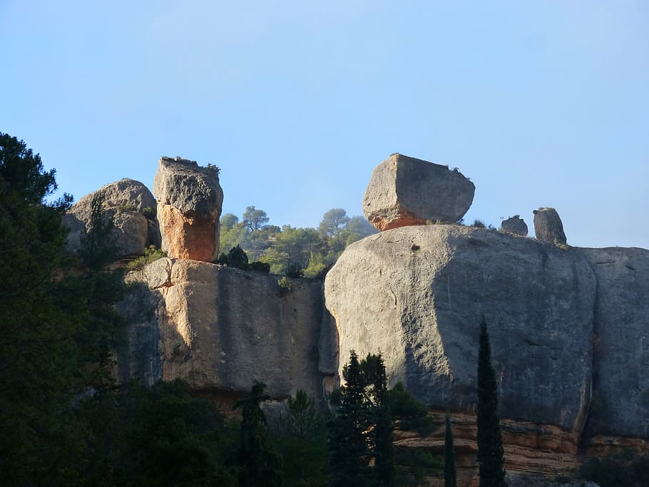 rocks, montsant, limestone, organic forms, priorat, history HD wallpaper