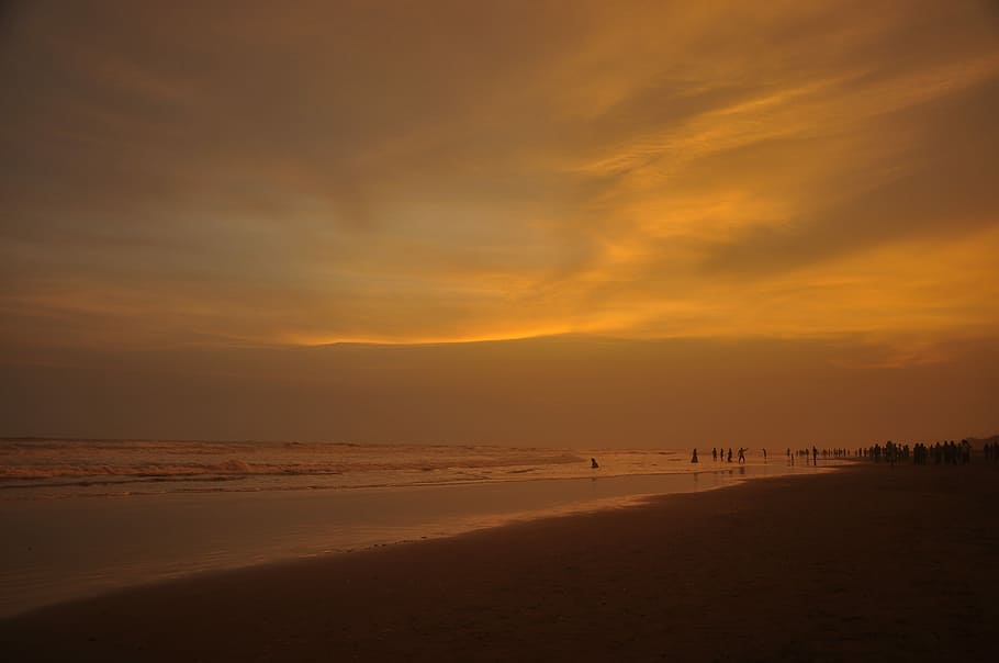 Sunset, Beach, Ocean, Beach, beach sunset, sky, travel, water HD wallpaper